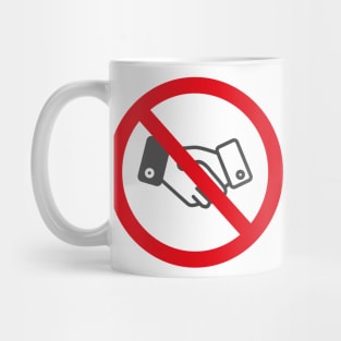 No Handshakes Mug